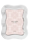Kate Spade South Street 5" X 7" Silver Wavy Picture Frame