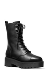 Michael Michael Kors Bryce Platform Combat Boot In Black
