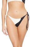 L*space Dani Classic Bikini Bottoms In Black Cream