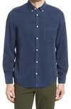Nn07 Manza Slim Fit Button-down Shirt In Navy Blue