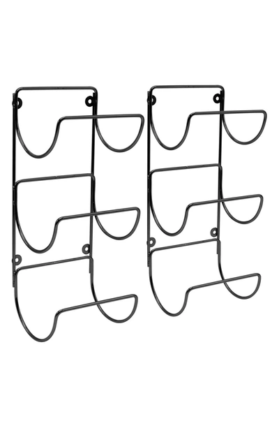 Sorbus 3 Level Iron Metal Towel Rack In Black