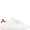 PALM ANGELS WHITE SNEAKERS FOR BOY WITH RED LOGO,PBIA005F21LEA001 0125