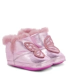 SOPHIA WEBSTER MINI BABY BUTTERFLY SNOW BOOTS,P00614758