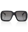 Loewe Oversized Square Acetate Sunglasses In Shiny Black