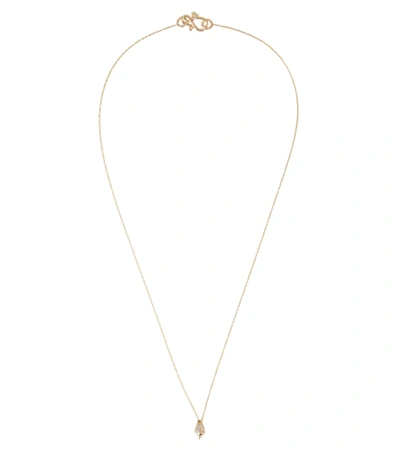 Sophie Bille Brahe Conque D'or Diamant 18kt Yellow Gold Necklace With Diamond In Diamond/gold