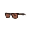Bottega Veneta New Entry Brown Wayfarer-style Sunglasses In Brown