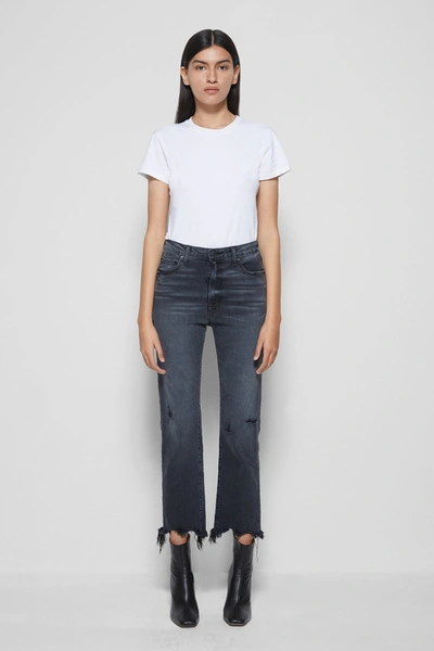 Jonathan Simkhai Standard River Straight Leg Denim In Vintage Noir