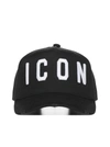 DSQUARED2 DSQUARED2 ICON EMBROIDERED DISTRESSED BASEBALL CAP