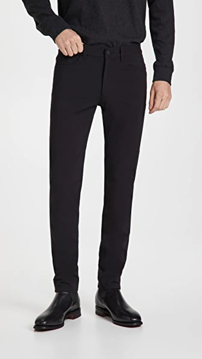 Theory Raffi Neoteric Twill Pants In Black