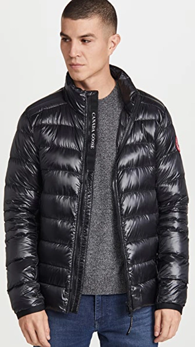 Canada Goose Padded And Quilted Nylon Jacket In Black