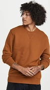 ALEX MILL Garment Dyed Crewneck Sweatshirt