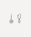 MONICA VINADER SILVER SIREN MUSE MINI DROP HUGGIE HOOP EARRINGS,000732148