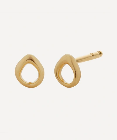Monica Vinader Gold Plated Vermeil Silver Nura Reef Open Stud Earrings