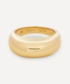 BY PARIAH 14CT GOLD PLATED VERMEIL SILVER THE CURVE RING,000741220