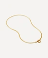 Monica Vinader Doina Recycled 18ct Yellow Gold-plated Vermeil Sterling-silver Chain Necklace In Gold