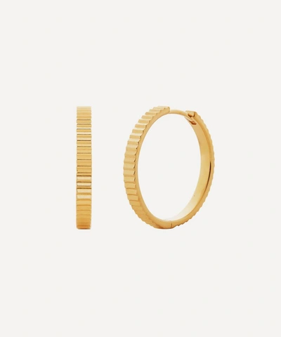 Monica Vinader 18ct Gold Plated Vermeil Silver Disco Small Hoop Earrings