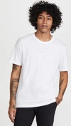 THEORY ESSENTIAL COSMOS SLUB COTTON TEE WHITE