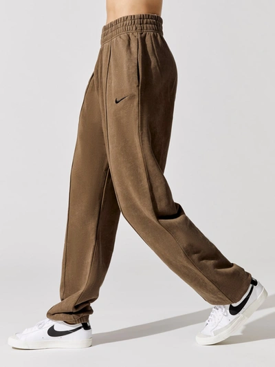 Nike Washed Fleece Pant Essential Collection In Ironstone,black