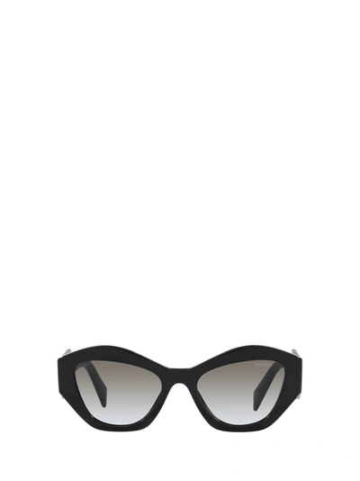 Prada 0pr 07ys Sunglasses In 1ab0a7 Black