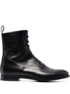SCAROSSO ARCHIE LACE-UP BOOTS