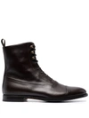 SCAROSSO ARCHIE LACE-UP BOOTS
