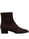 Scarosso Ambra Ankle Boots In Braun