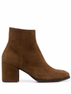 Scarosso Constanza Ankle Boots In Braun