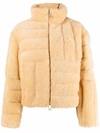 BOTTEGA VENETA INTRECCIATO PATTERN PADDED JACKET