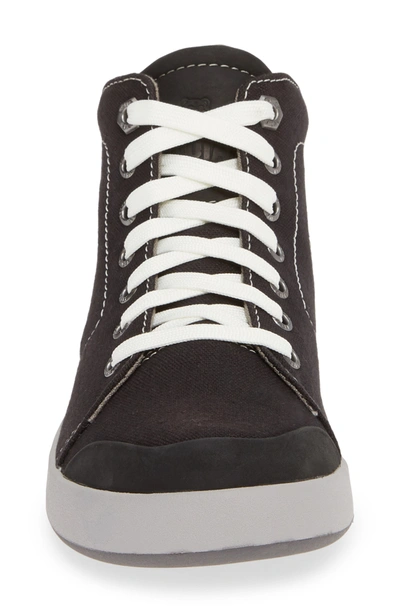 Kodiak Georgian High Top Sneaker In Black Canvas