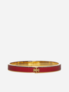 Tory Burch Kira Logo Colored Bangle Bracelet