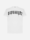 Dsquared2 Logo Print Cotton Jersey T-shirt