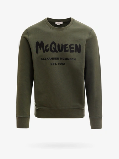 Alexander Mcqueen Sweatshirt In Green