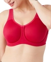 Wacoal Sport High-impact Underwire Bra 855170, Up To I Cup In Persian Red