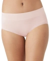 Wacoal Feeling Flexible Seamless Hi Cut Brief In Blue Coral