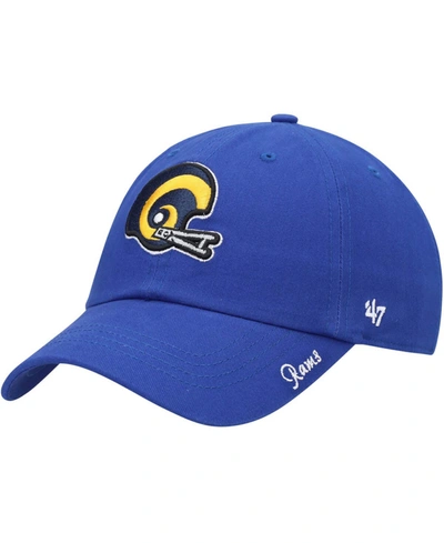 47 Brand Women's Royal Los Angeles Rams Miata Clean Up Legacy Adjustable Hat
