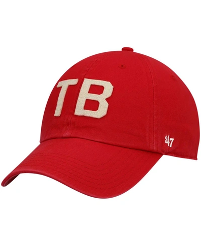 47 Brand Women's Red Tampa Bay Buccaneers Finley Clean Up Adjustable Hat