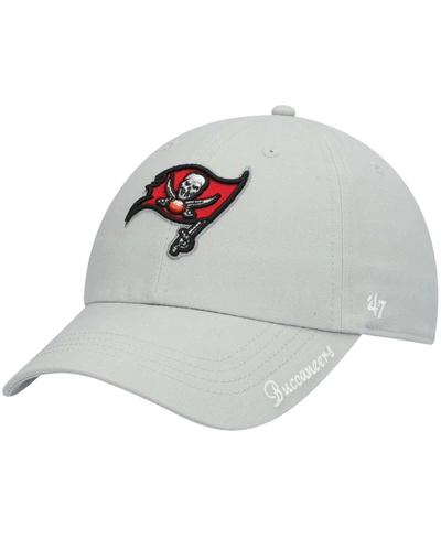 47 Brand Women's Pewter Tampa Bay Buccaneers Miata Clean Up Primary Adjustable Hat