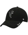 47 Brand Women's Black Atlanta Falcons Miata Clean Up Legacy Adjustable Hat In Black