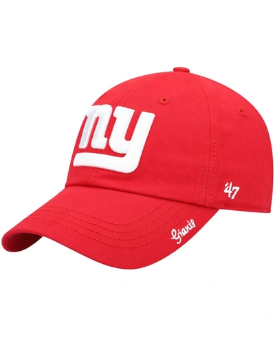 47 Brand Women's Red New York Giants Miata Clean Up Secondary Adjustable Hat