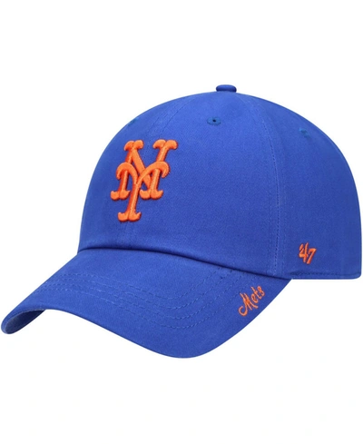 47 Brand Women's Royal New York Mets Team Miata Clean Up Adjustable Hat