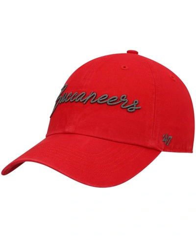 47 Brand Women's Red Tampa Bay Buccaneers Vocal Clean Up Adjustable Hat