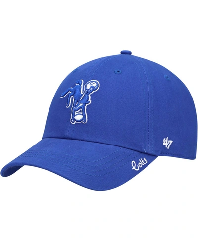 47 Brand Women's Royal Indianapolis Colts Miata Clean Up Legacy Adjustable Hat
