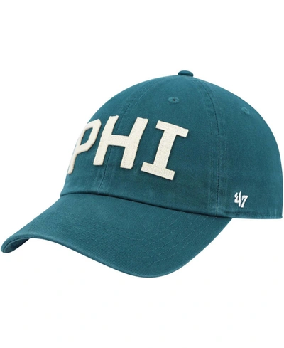 47 Brand Women's Midnight Green Philadelphia Eagles Finley Clean Up Adjustable Hat