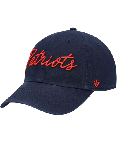 47 Brand Women's Navy New England Patriots Vocal Clean Up Adjustable Hat