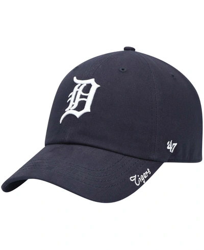 47 Brand Women's Navy Detroit Tigers Team Miata Clean Up Adjustable Hat
