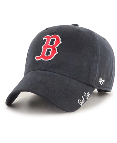 47 Brand Women's Navy Boston Red Sox Team Miata Clean Up Adjustable Hat