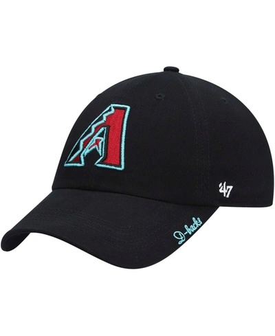 47 Brand Women's Black Arizona Diamondbacks Team Miata Clean Up Adjustable Hat