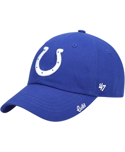 47 Brand Women's Royal Indianapolis Colts Miata Clean Up Primary Adjustable Hat