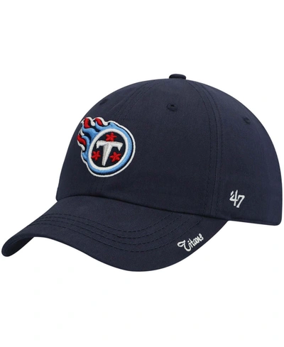 47 Brand Women's Navy Tennessee Titans Miata Clean Up Primary Adjustable Hat