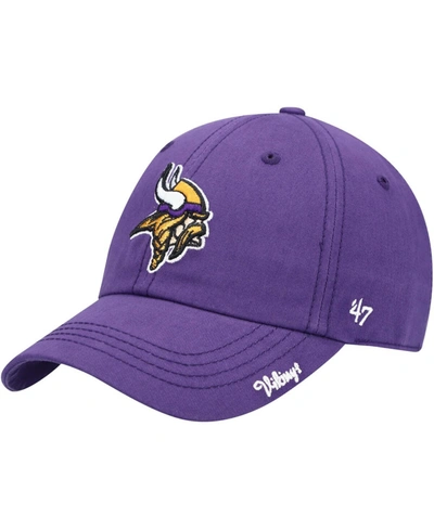 47 Brand Women's Purple Minnesota Vikings Miata Clean Up Primary Adjustable Hat